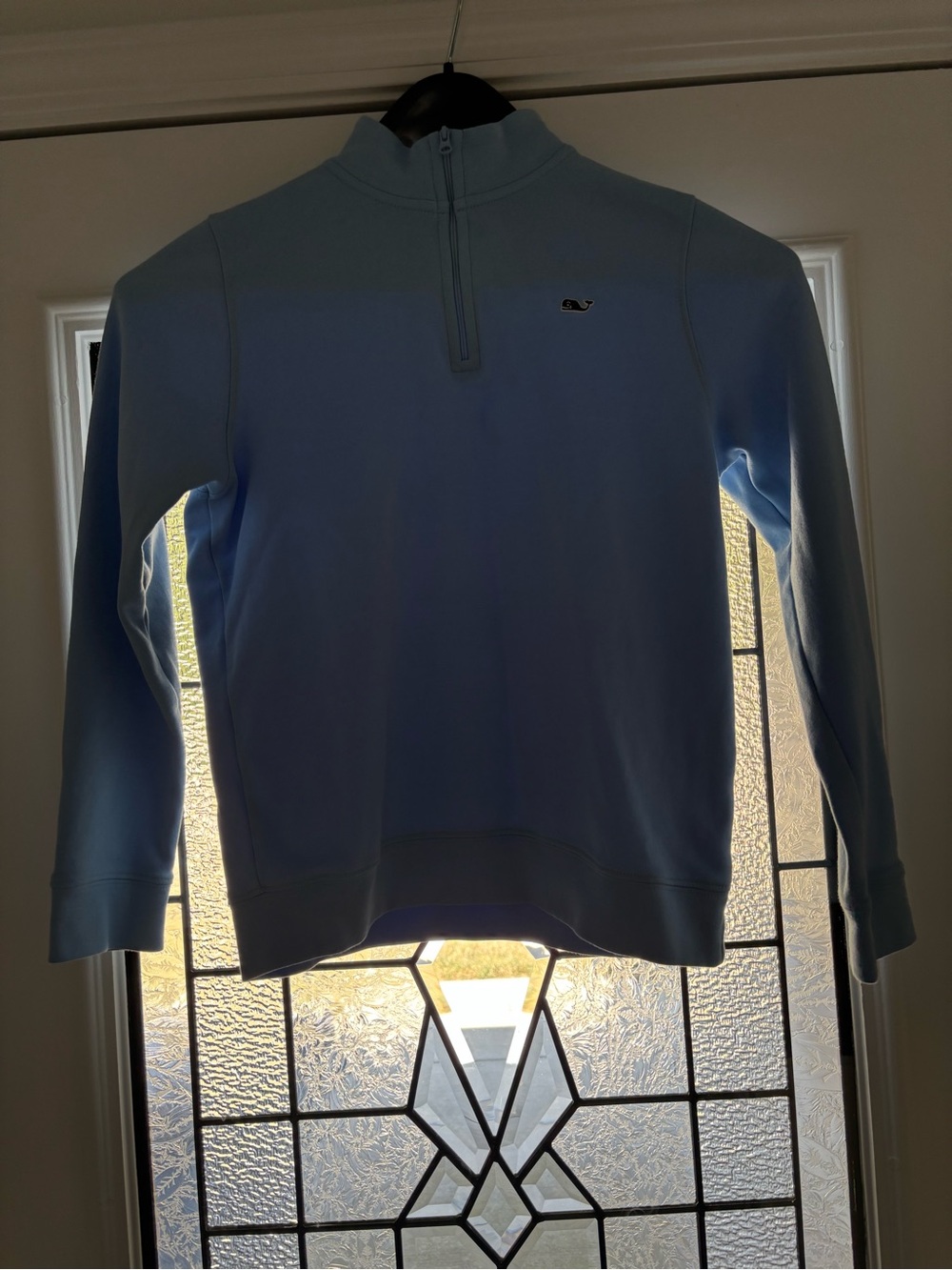 Vineyard Vines Light Blue Kids Quarter-Zip Pullover